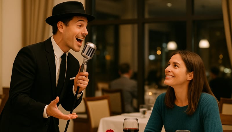 Singing Telegram Date Invite - Demo Tribute