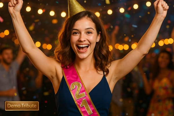 Tracey's 21st Birthday - Demo Tribute